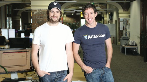 Atlassian's Mike Cannon-Brookes and Scott Farquhar.