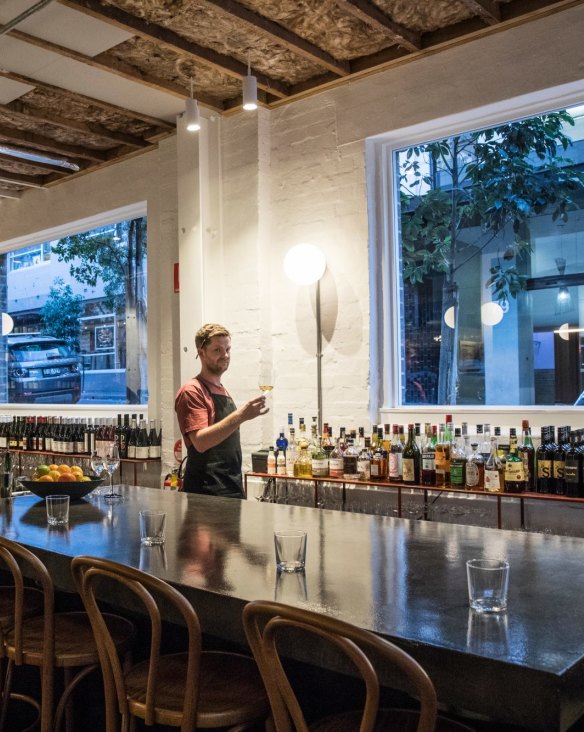 Poly is a new subterranean walk-in wine bar in Surry Hills.