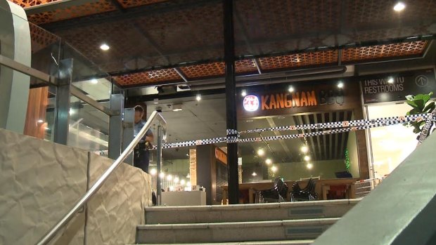 The fatal stabbing occurred at the Kangnam BBQ restaurant in Westfield Hornsby.