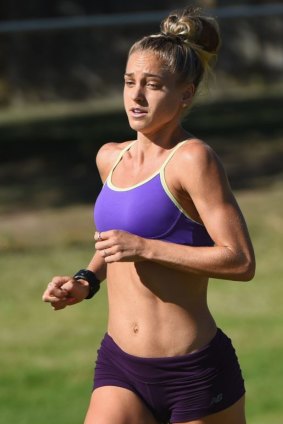 On a roll: Genevieve LaCaze has qualified for the 5000 metres in Rio. 