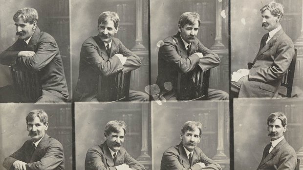 Henry Lawson photographed by William Johnson in 1915.