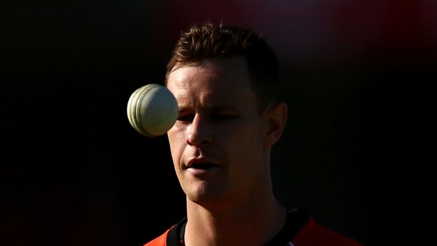 Key absentee: Jason Behrendorff has been in solid form with Perth Scorchers. 