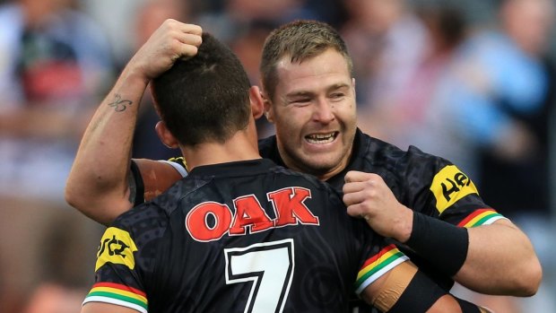 Steering the ship: Trent Merrin says the Panthers have the talent to win the premiership.