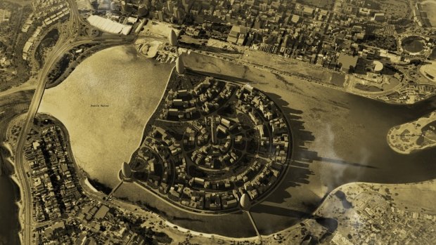 In 1931, an architect proposed a floating island in the middle of the Swan River. 