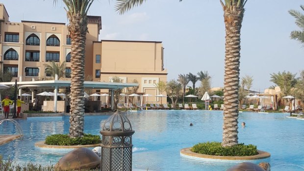 The pool at Saadiyat Rotana, Abu Dhabi. 