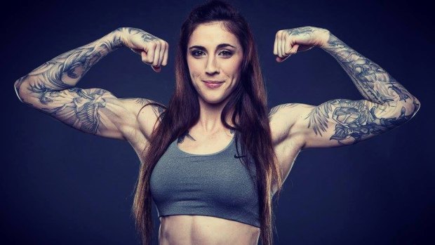 Megan Anderson holds the Invicta interim featherweight title.