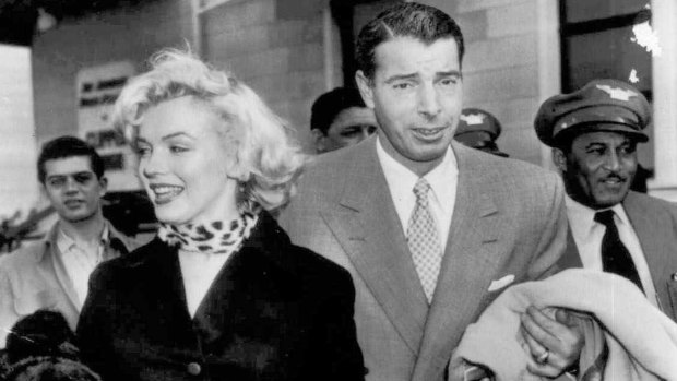 Newlyweds Joe DiMaggio and Marilyn Monroe in San Francisco in January 1954. 