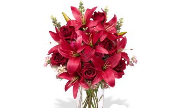 The discounted $140 "Admirer" rose and lily bouquet that was never delivered.