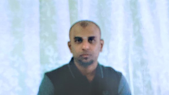 A picture of Nagaenthran Dharmalingham taken in prison before his execution and posted on social media by activist Kirsten Han.