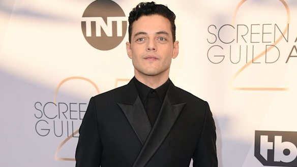 Rami Malek arrives at the 25th annual Screen Actors Guild Awards at the Shrine Auditorium.