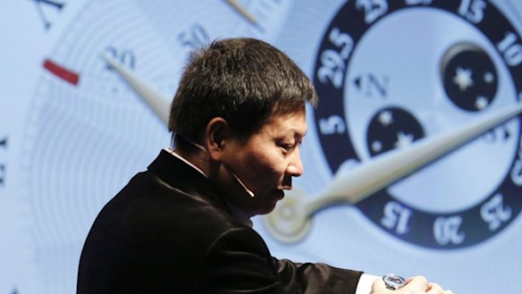 Huawei's Richard Yu gave a strong speech last year.