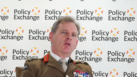 General Sir Mark Carleton-Smith, chief of the general staff of the British army. 