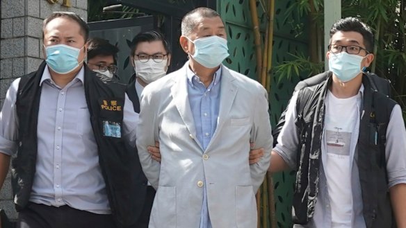 Hong Kong media tycoon Jimmy Lai Lai, founder of the now-shuttered Apple Daily newspaper, was first arrested in August 2020 and convicted last year.