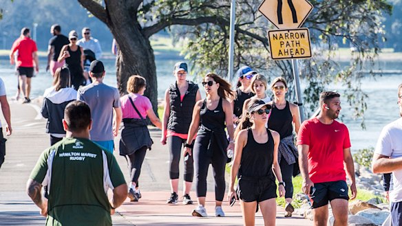 Planning Minister Rob Stokes says the volume of people taking to open-air exercise has highlighted the lack of appropriate space.