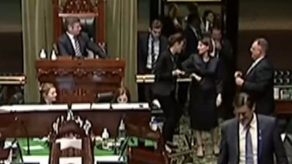 Gladys Berejiklian in NSW Parliament on Tuesday, November 17.