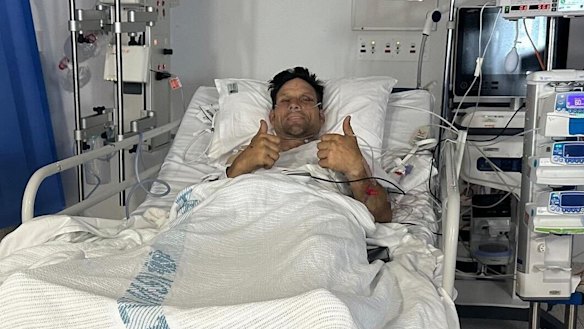 Australian Olympic rider Shane Rose in hospital after fracturing his pelvis.