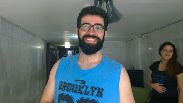 Tadeu Afonso says he's gotten used to living on an angle.