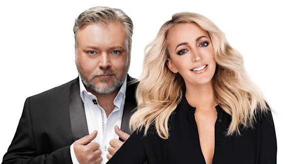 Kiis FM presenters Kyle and Jackie O. 