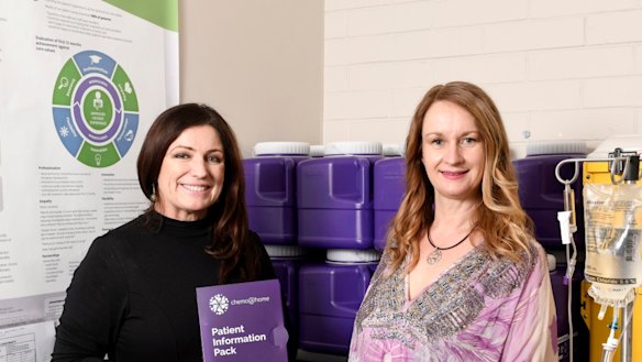 Lorna Cook and Julie Adams are the founders of Chemo@Home.