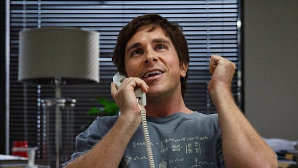 Christian Bale as hedge fund maestro Michael Burry in The Big Short. 