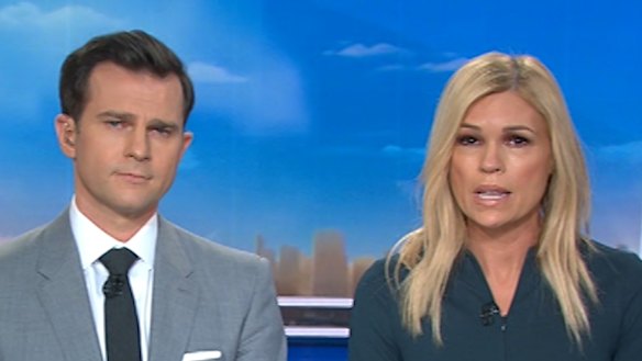 Sonia Kruger and David Campbell on Nine. 