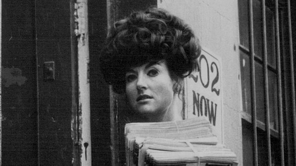 Juanita Nielsen pictured in Potts Point in 1974. 