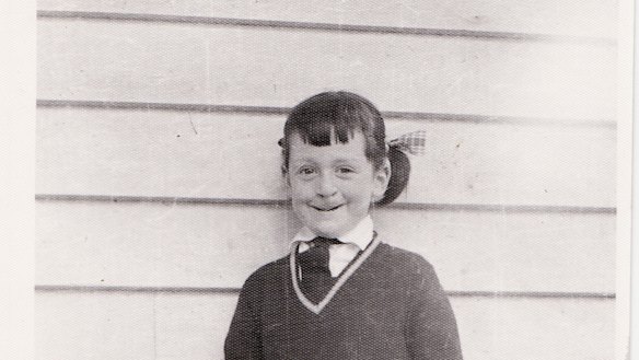 Wendy Harmer as a child.