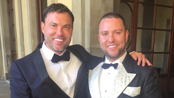 Falling out: Ben Scott (left) and James Kennedy, the creators of Luxe Listings.