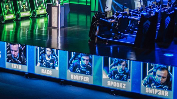 League of Legends OPL grand final at the South Bank Piazza.