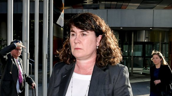 Helen Troup departs the royal commission.