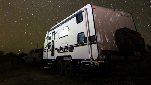 Australian families purchased record numbers of caravans during and after the pandemic.