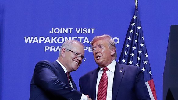 Outside of Scott Morrison appearing with Donald Trump at what was in effect a campaign rally in Ohio, even Morrison’s harshest critics have struggled to credibly find fault with how he or predecessor Malcolm Turnbull managed the relationship.
