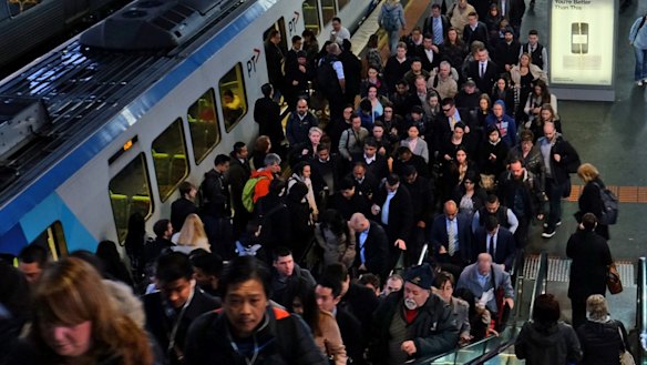 Taking the train from Melbourne's Southern Cross station to Geelong reveals the city's new demographic make-up.