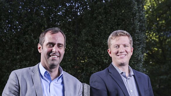 Charlie Youakim, founder and CEO of the US Afterpay competitor Sezzle and its Chief Revenue Officer Paul Paradis. 