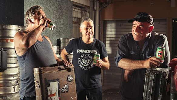 Cosmic Psychos: John McKeering, Dean Muller and Ross Knight.