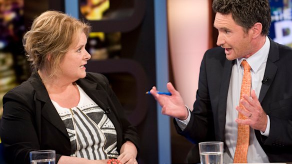 Magda Szubanski  came out during a live broadcast of The Project in  2012.