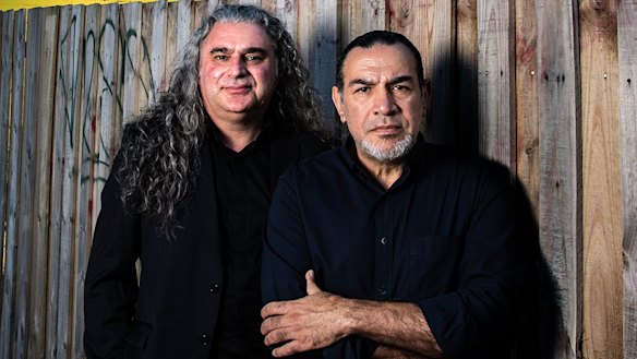 Artist Khaled Sabsabi (right) and curator Michael Dagostino were dropped as Australia’s entrant to the 2026 Venice Biennale.