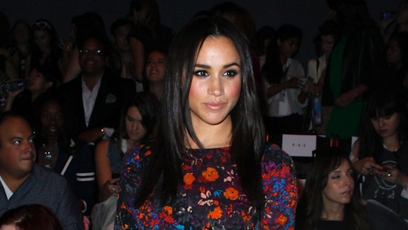 Markle, pictured at New York fashion week in 2013, found fame in the TV series Suits and is also known for her humanitarian work.