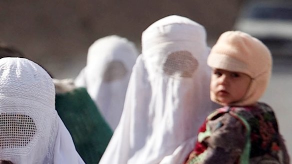 Refugees from Kunduz province, where the Taliban have kidnapped a large group of people.
