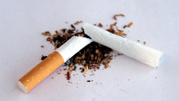 The man lost his bid to be allowed to smoke in the hospital grounds.