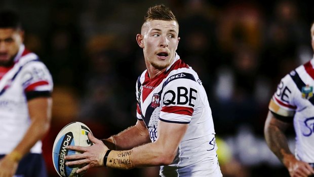 Stepping up: Jackson Hastings will make his first appearance at Brookvale Oval as an NRL player when the Roosters take on Manly on Friday night. 