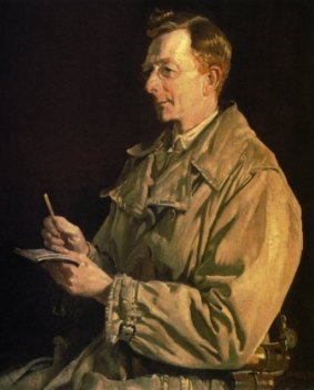 G.W. Lambert portrait of C.E.W. Bean