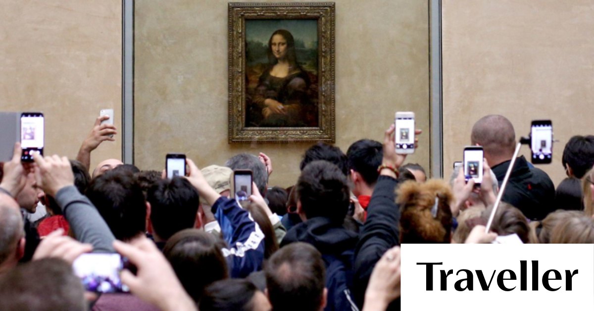 salle du Louvre Mona Lisa