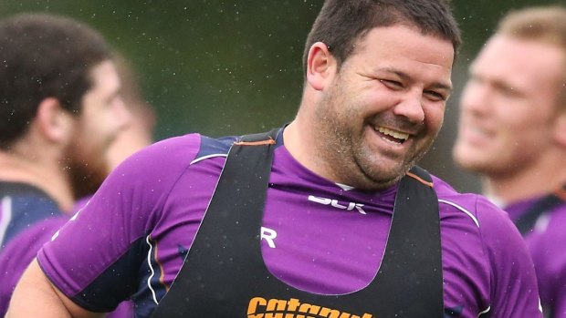 On the move: Former Melbourne Storm prop George Rose.