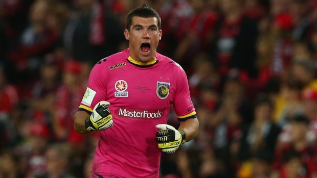 Searching for full fitness: Socceroos goalkeeper Mat Ryan is unlikely to play on Thursday.
