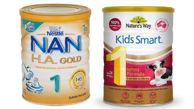 Tests showed Nestle NAN H.A. Gold 1 and Nature's Way Kids Smart 1 baby formulas contained potentially toxic nanoparticles.