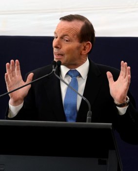 Tony Abbott says it may be time to sacrifice pasta for the good of the nation - and reminds the columnist who is at fault here: Labor and its debt mountain.