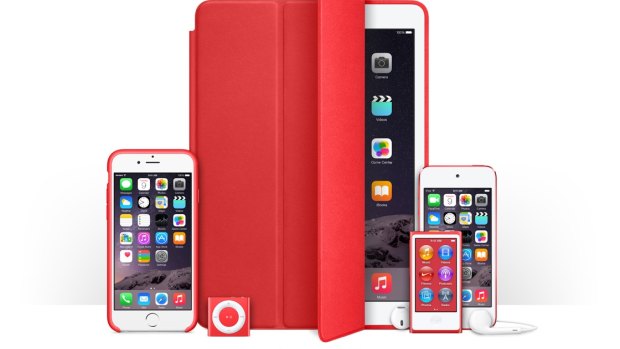 A portion of Apple's (RED) product sales always go to the charity, but on World AIDS Day the company will donate a portion of all product sales.