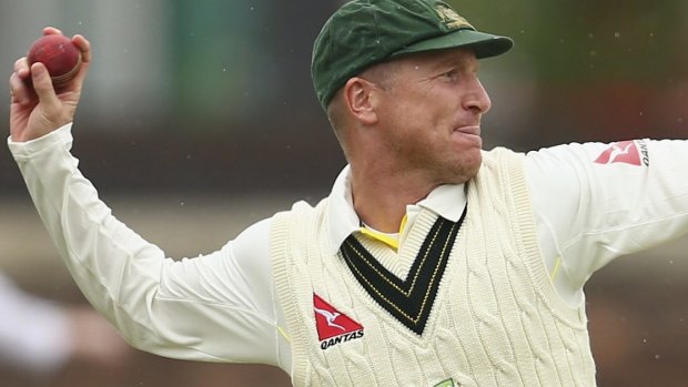 On the outer: Wicketkeeper Brad Haddin.