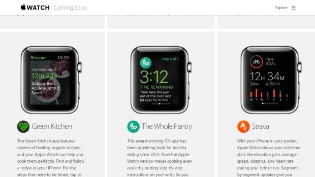 The Whole Pantry app was included on the "coming soon" Apple Watch list but has since been pulled.